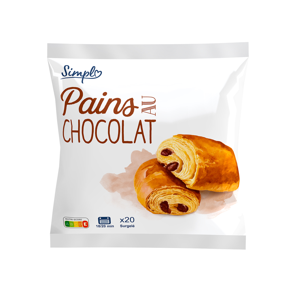 SIMPL Panes de chocolate 20 unidades