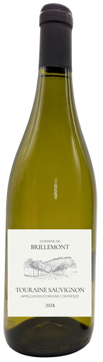 [3563850116910] DOMAINE DE BRILLEMONT Touraine Sauvignon AOP Dry White Wine 75 cl