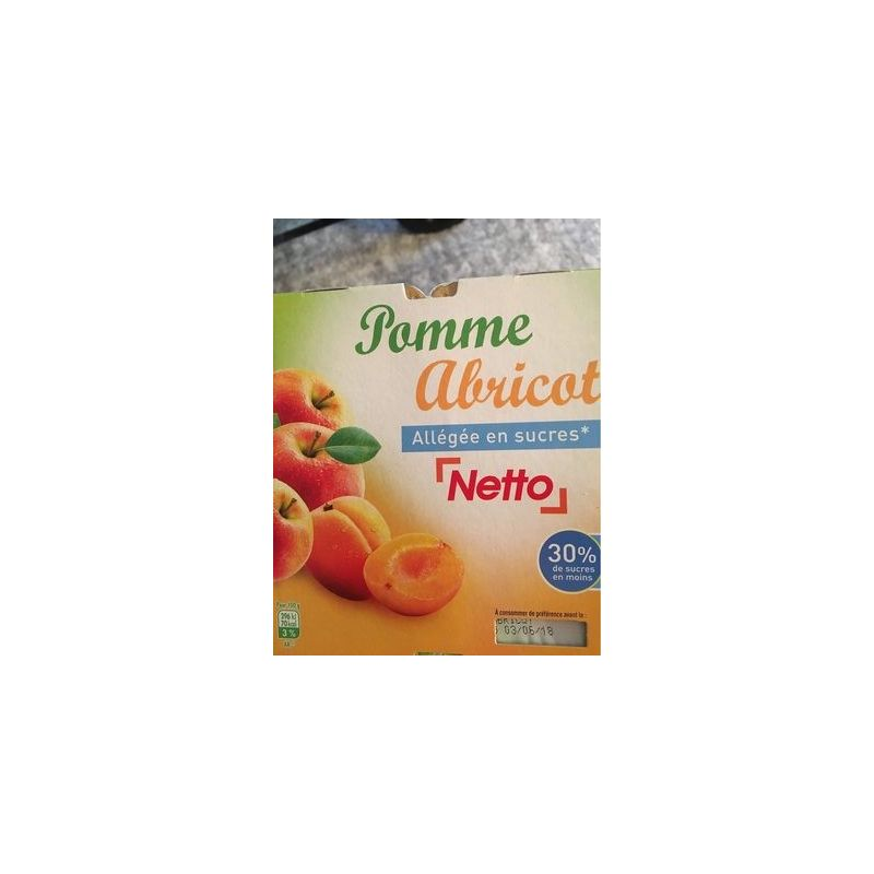NETTO Sobremesa Fruta Pera Alperce 8x100g