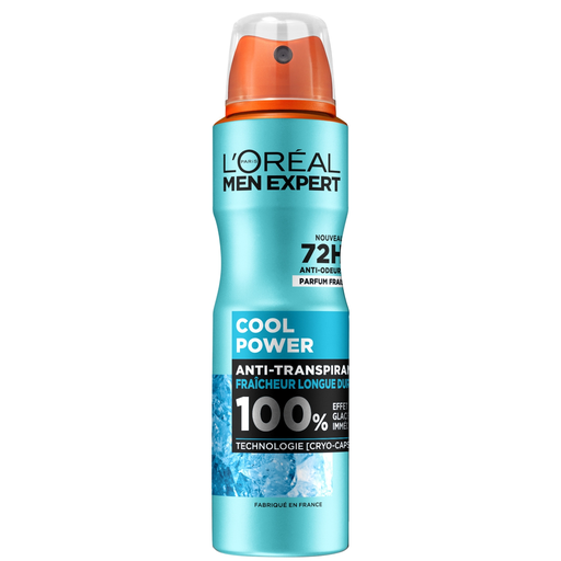 [3600524076115] MEN EXPERT Cool Power 72h anti-perspirant spray deodorant 150 ml