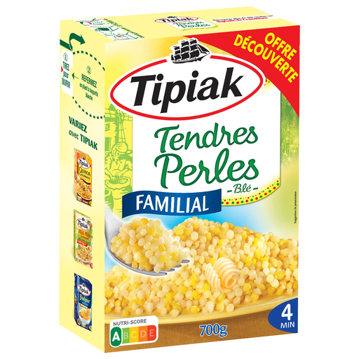 [3600900022767] TIPIAK Tendres Perles Wheat and Corn Pearls 700 g