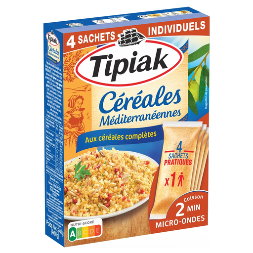 [3600900023245] TIPIAK Mezcla de Cereales Mediterránea 240 g