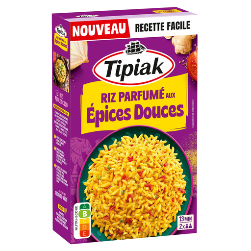 [3600900023443] TIPIAK Fragrant Rice with Mild Spices 240 g