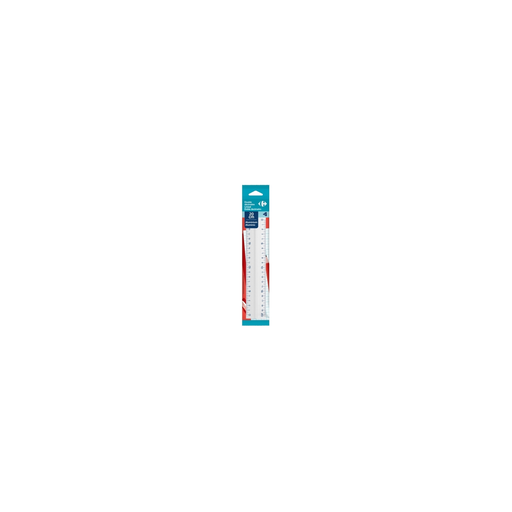 [3608143853179] CARREFOUR Regla 20cm aluminio 20cm