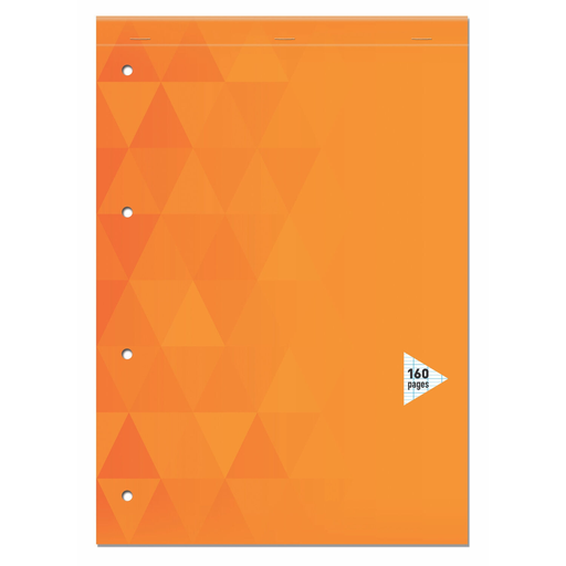 [3608143887167] CARREFOUR Bloc note perforé petits carreaux 22,5x29,7cm