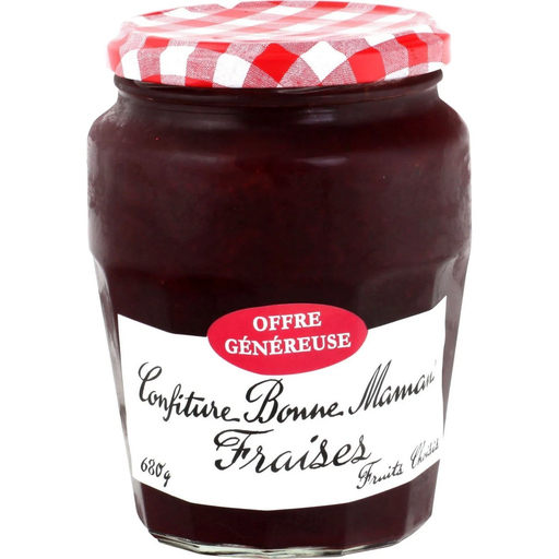 [3608580002543] BONNE MAMAN Confiture de fraises 680 g