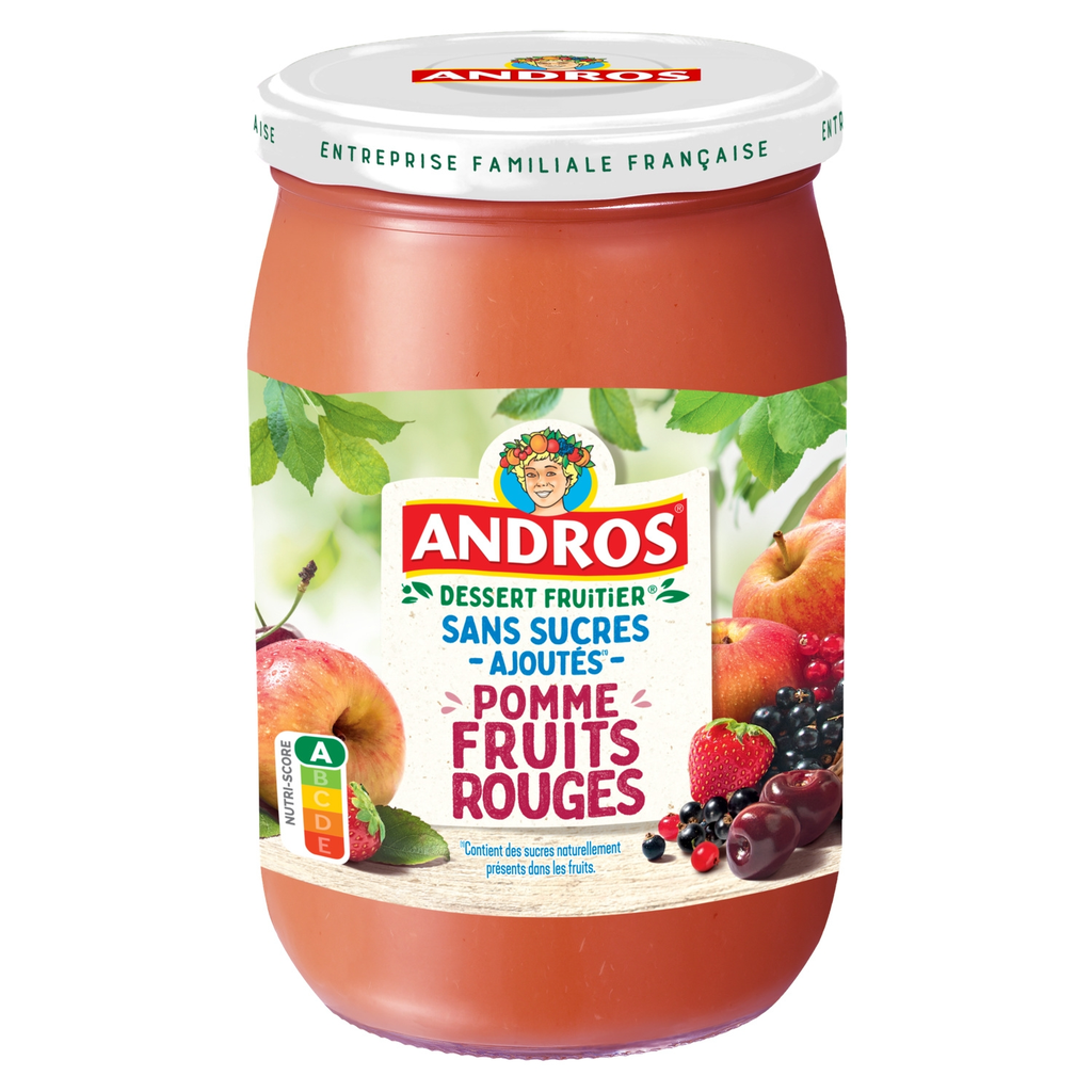 ANDROS Apple and Red Fruit Fruit Dessert 650 g