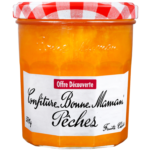 [3608580150343] BONNE MAMAN Confiture de pêche 370 g