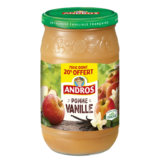[3608580177937] ANDROS Apple and Vanilla Fruit Dessert 750g
