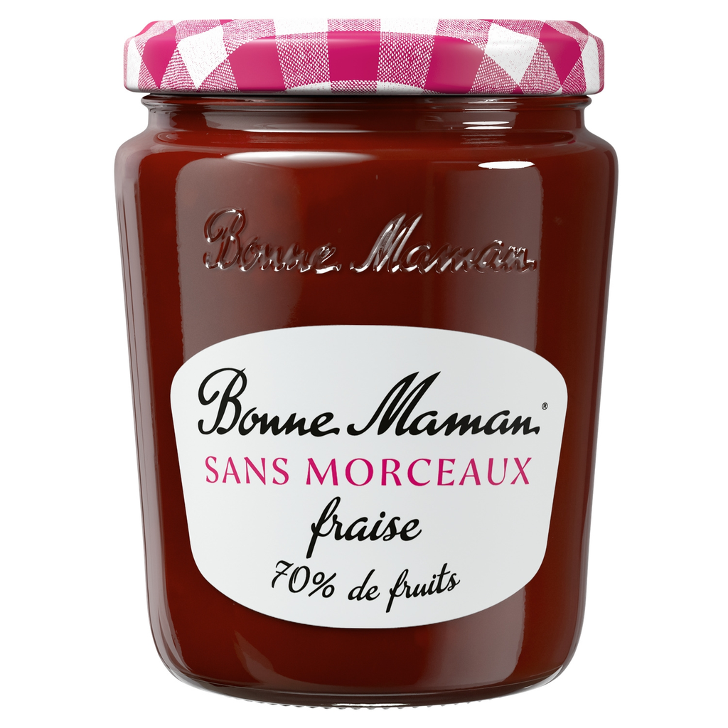 BONNE MAMAN Confiture de fraise sans morceaux 310 g