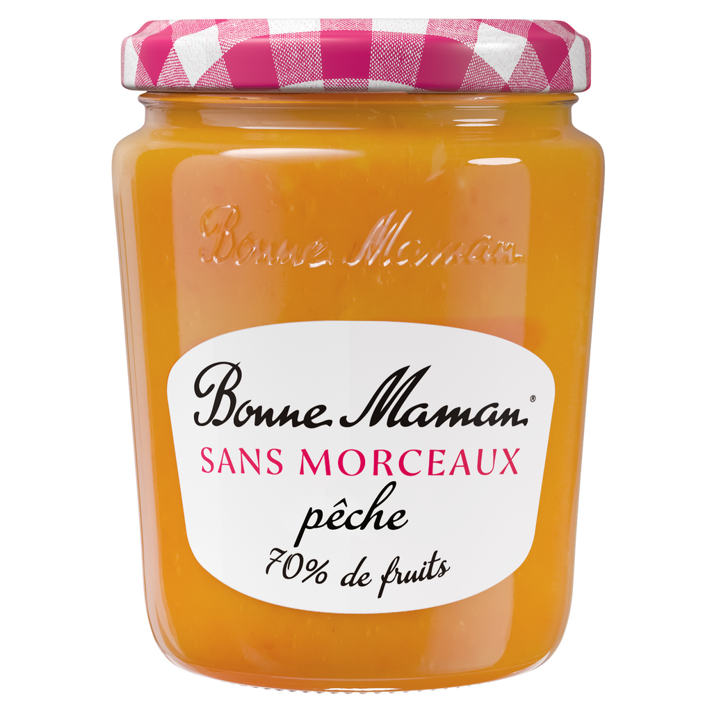 BONNE MAMAN Mermelada de melocotón sin trozos 310 g