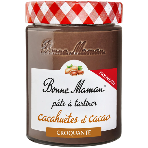 [3608580188964] BONNE MAMAN Crema de Cacahuete y Cacao con Trozos 330 g