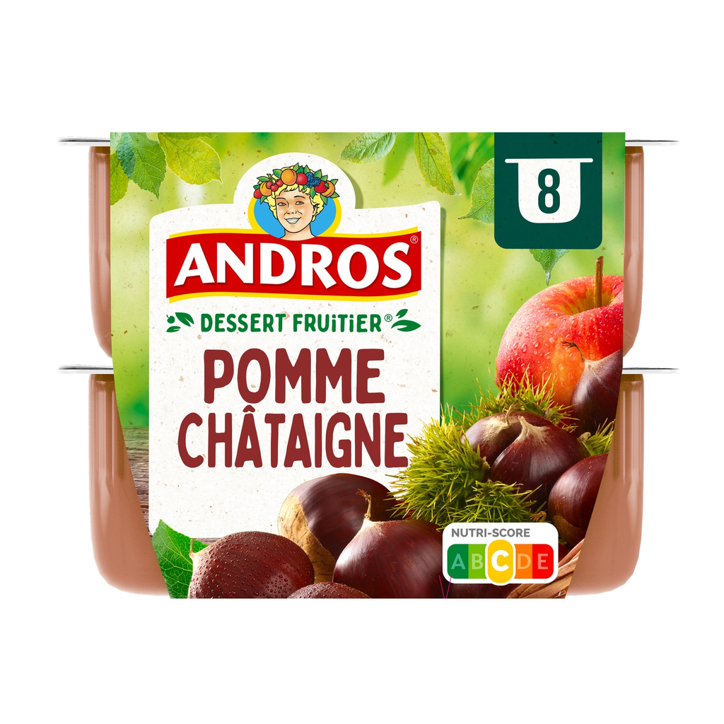 ANDROS Apple Chestnut Specialty 8 pots of 100 g