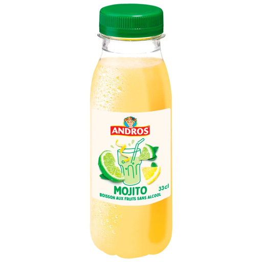 [3608580844471] ANDROS Bebida mojito sin alcohol 33 cl