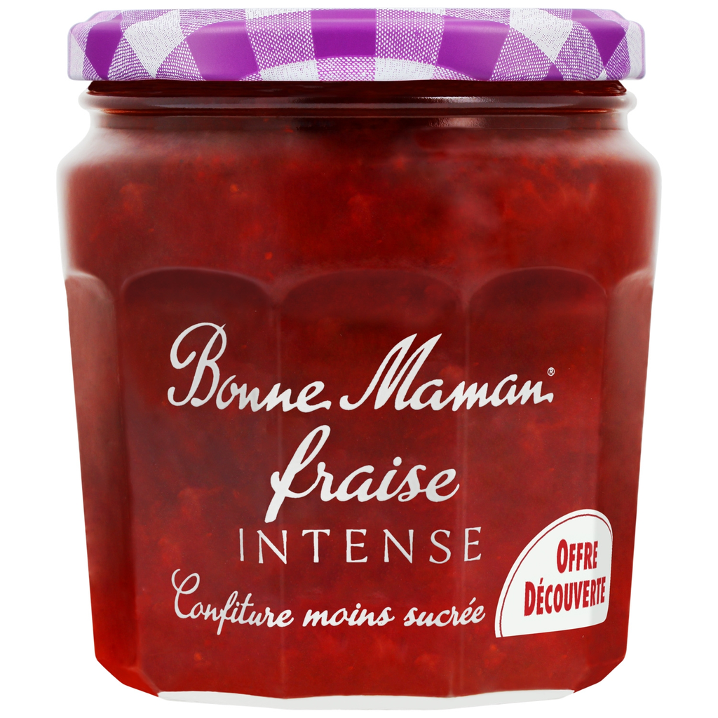 BONNE MAMAN Compota de morango intensa, 335 g