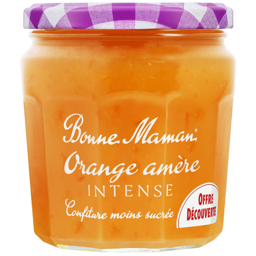 [3608580893257] BONNE MAMAN Confiture d'orange amère intense moins sucrée 335 g