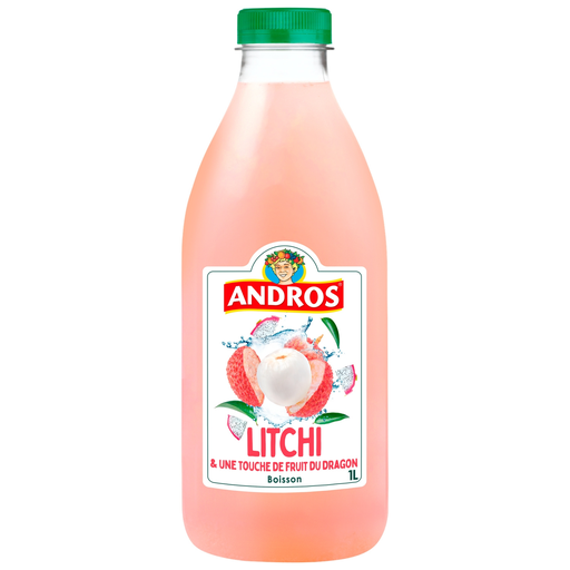 [3608580902492] ANDROS Bebida de Lichi Limón Fruta del Dragón 1 L