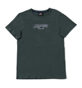 AIRNESS Crew neck short sleeve t-shirt with print men Khaki