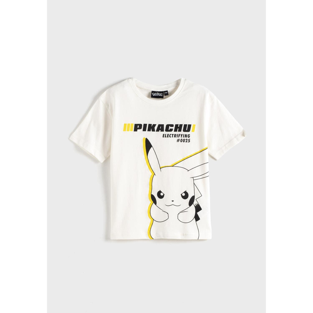 POKEMON Camiseta niño blanco 7-8 años