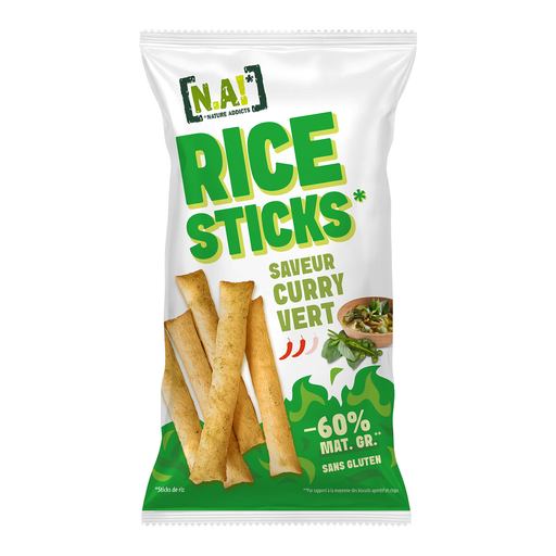 [3609200001106] STICKS Rice Saveur Curry Vert 60 g