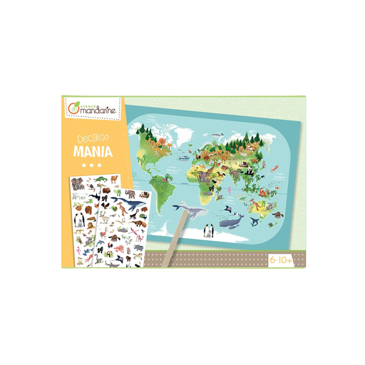 [3609510540425] CLAIREFONTAINE Creative Decalco Mania Planisphere