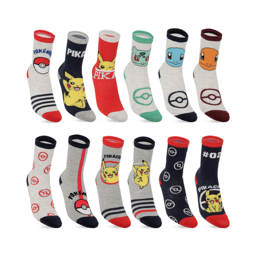 [3614001456475] POKÉMON 12 paires de chaussettes garçon 31/40