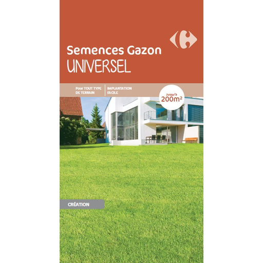 [3615004104707] CARREFOUR Universal grass seed 200 m2