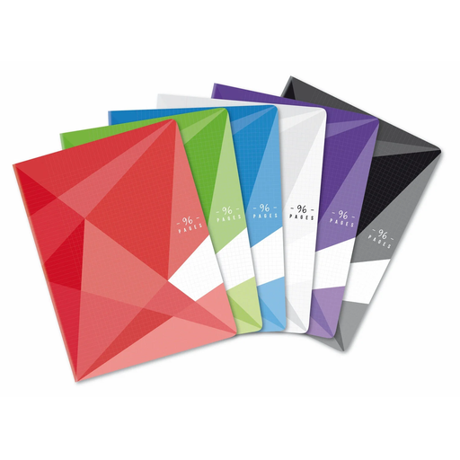 [3616180447312] CARREFOUR Notebook 24x32cm Small Squares 96 pages