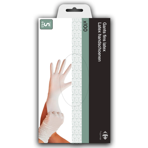 [3616181588526] CARREFOUR Latex gloves T6 pack of 100 pairs