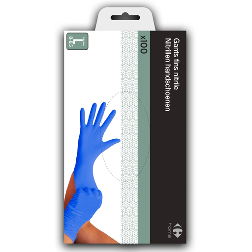 [3616181588663] CARREFOUR Nitrile Gloves T8 100-pair pack