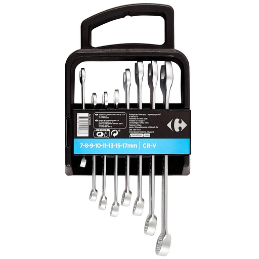 [3616181925833] CARREFOUR Combination Wrench Set x8