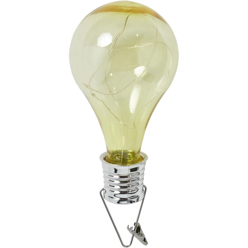 [3616473087829] CARREFOUR Solar Garden Hanging Light Bulb H13.7cm per unit