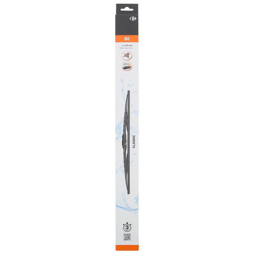 [3616474668997] CARREFOUR Escobilla limpiaparabrisas classic B8 475mm