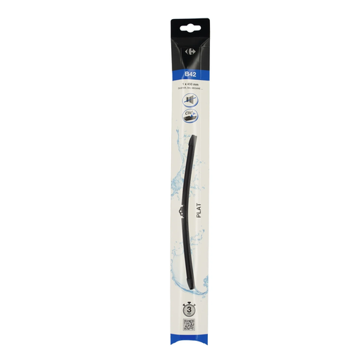 [3616474669109] CARREFOUR Balai essuie glace plat B42 450mm