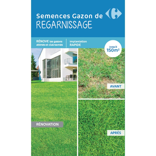[3616475333429] CARREFOUR Quick Repair Grass Seed 150m2