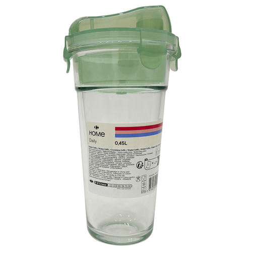 [3616479124276] CARREFOUR Graduated glass shaker, 1 unit