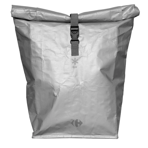[3616953447860] CARREFOUR Sac à dos isotherme gris 32x58x18cm 28 L