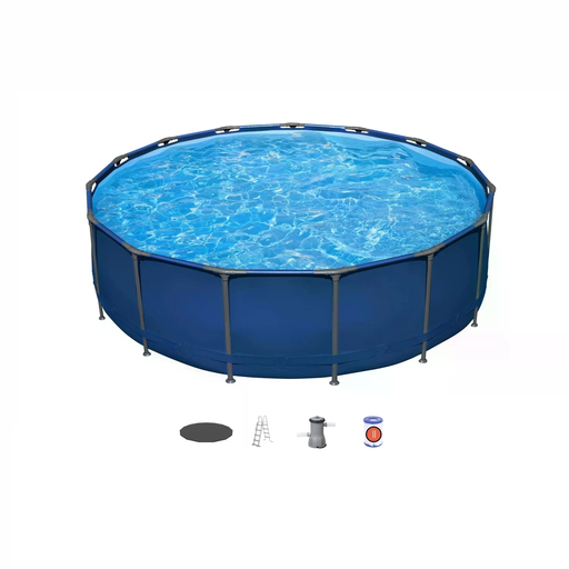 [3616957625950] CARREFOUR Piscine Tubulaire Ronde 4,57x1,22m Madagascar
