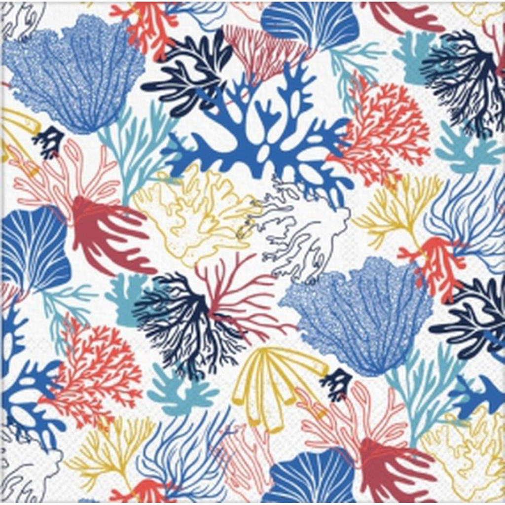CARREFOUR Paper Napkin 33x33cm Blue 20