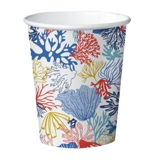 [3616958802480] CARREFOUR Patterned Cup 21 cl pack of 12