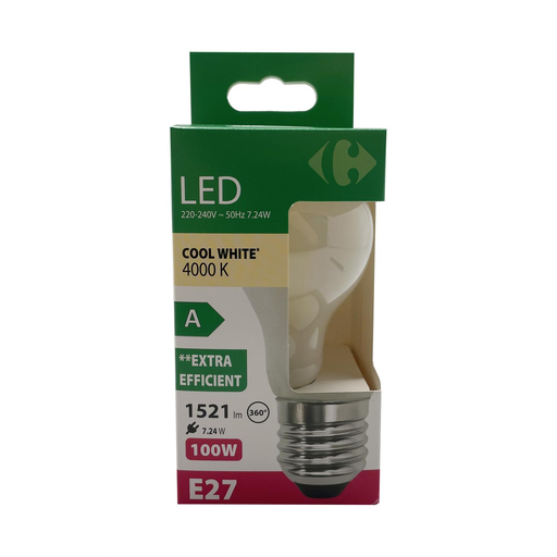 [3617702185576] CARREFOUR LED Bulb 100W E27 per unit