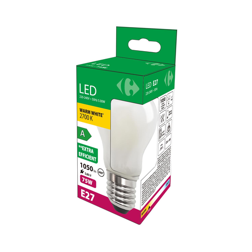 [3617702185620] CARREFOUR LED Bulb 75W E27 per unit