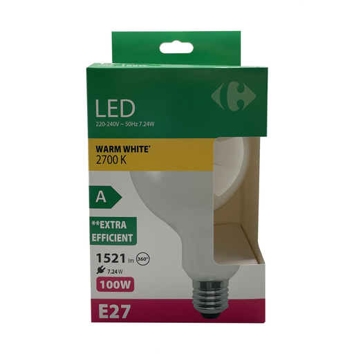 [3617702201962] CARREFOUR LED Bulb 100W E27 per unit