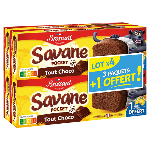 [3660140959308] BROSSARD Savane Pocket All Chocolate Cake 840g
