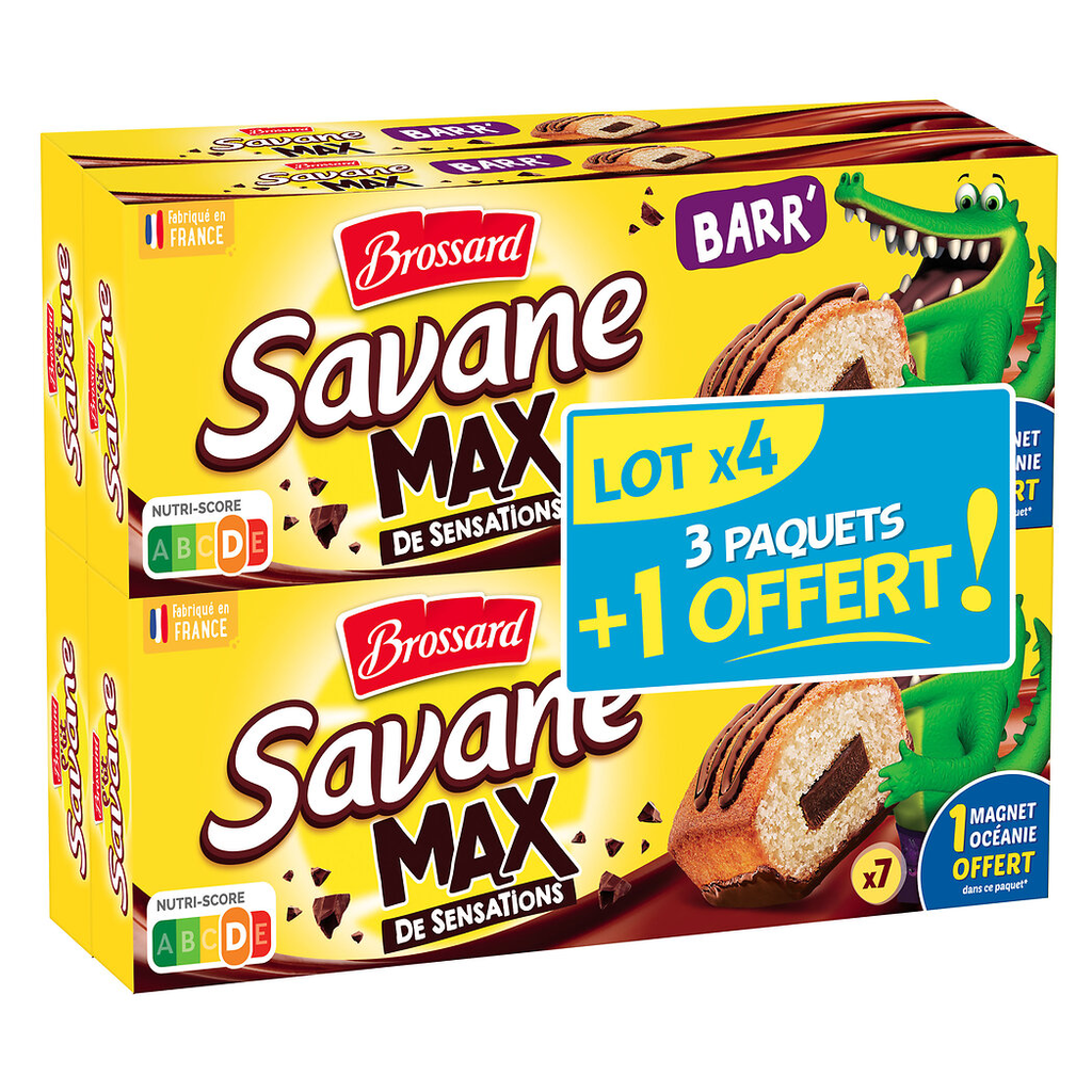 BROSSARD Savane Barr Cake 4 x 210 g