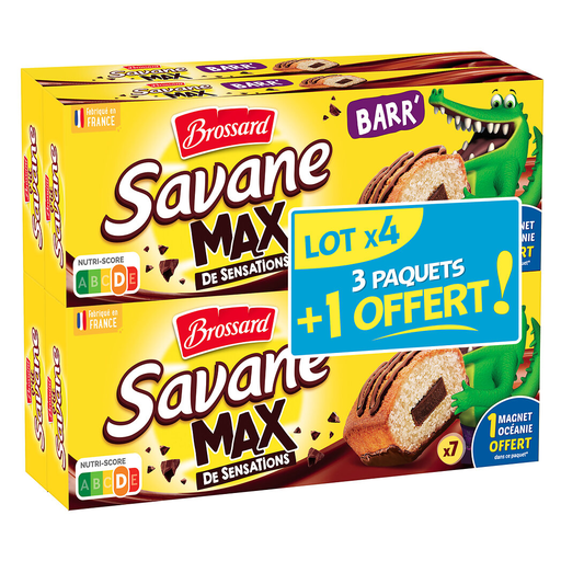 [3660140959704] BROSSARD Savane Barr Cake 4 x 210 g