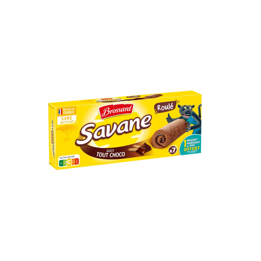 [3660140960250] BROSSARD Savane Chocolate Roll Cake Pocket 175 g