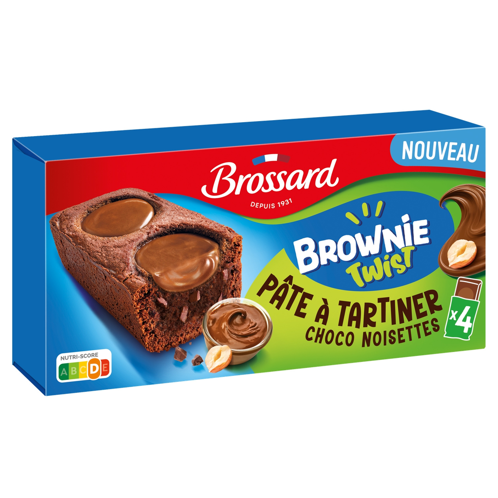 BROSSARD Mini Brownie Twist Choco Hazelnut Spread 156 g