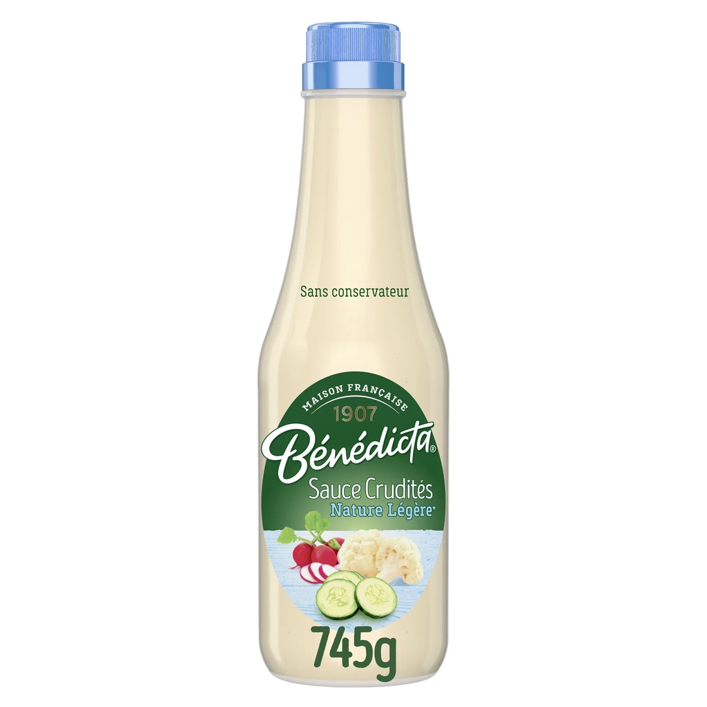 BENEDICTA Salsa para Verduras Ligera 745g
