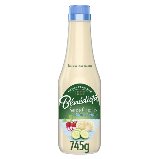 [3660603082055] BENEDICTA Salsa para Verduras Ligera 745g